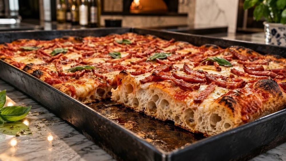 Pizza in teglia Diavola