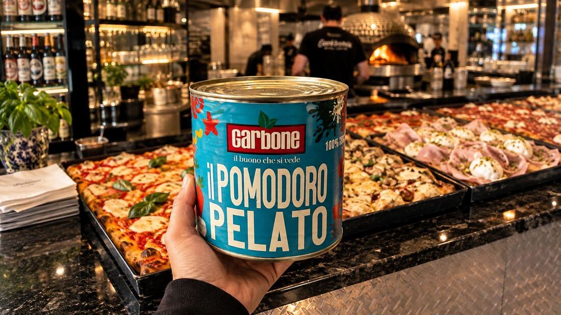Tomate pelado italiano para la salsa